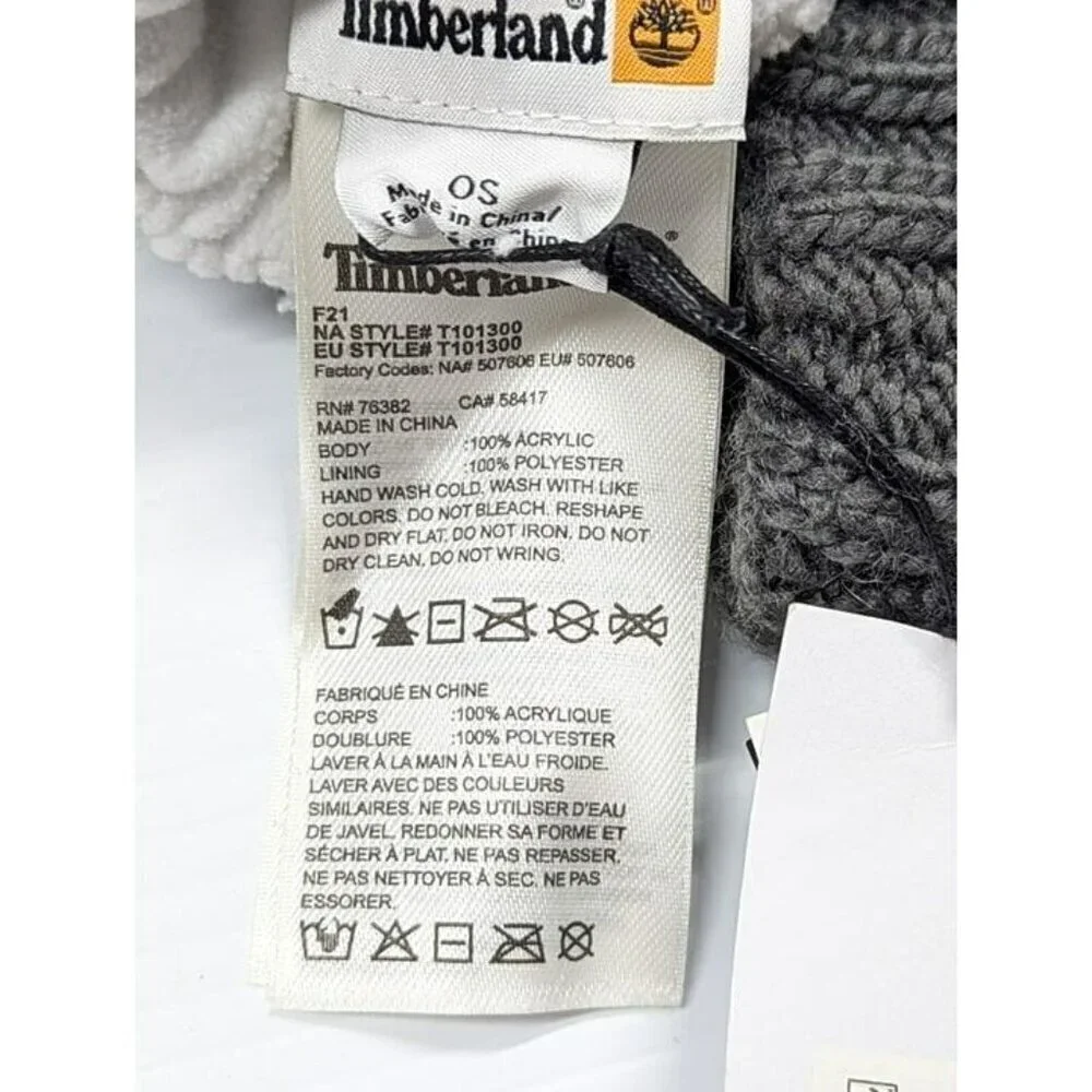 Timberland Women's Icelandic Charcoal Heather Mittens O/S (MSRP $48)